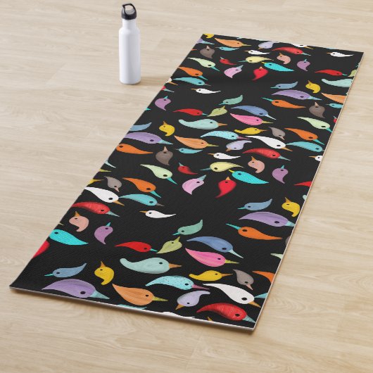 Birds Yoga Mat Sport Time Stijlvol (In situ)