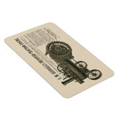 Birdsall's Stoommotor Tractie 1889 Tractor Magneet (Rechterzijde)