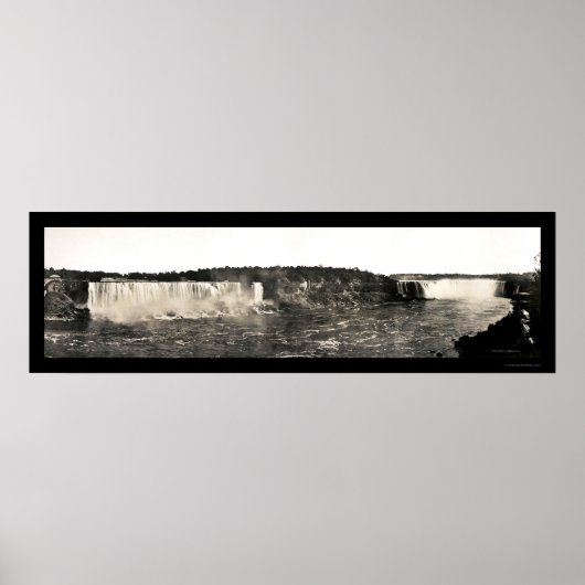 Birdseye Niagara Herfsten Foto 1916 Poster (Voorkant)