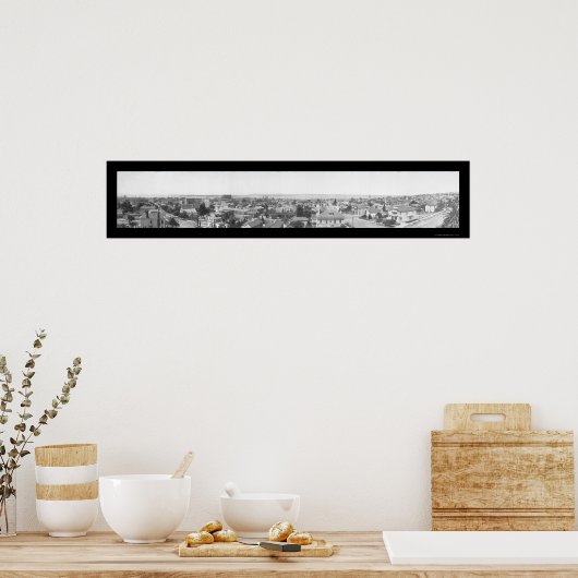 Birdseye San Diego CA Foto 1908 Poster (Keuken)