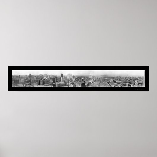 Birdseye San Francisco Foto 1925 Poster (Voorkant)