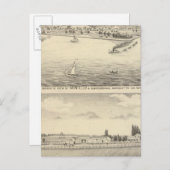 Birdseye uitzicht Montello Briefkaart (Voorkant / Achterkant)