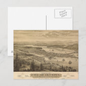 Birdseye uitzicht of Olympia, Washington (1879) Briefkaart (Voorkant / Achterkant)