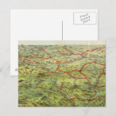 Birdseyes View Great Plains Briefkaart (Voorkant / Achterkant)