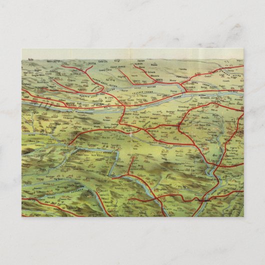 Birdseyes View Great Plains Briefkaart (Voorkant)