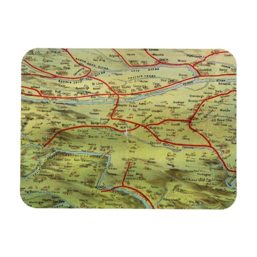 Birdseyes View Great Plains Magneet (Horizontaal)