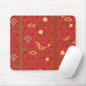BirdsInLove Design4 Red Mousepad Muismat (Met muis)