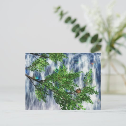 Birdsnest Herfst Briefkaart (Staand voorkant)