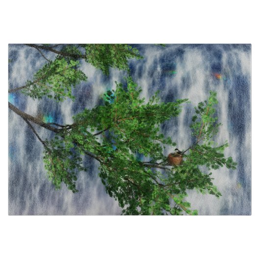 Birdsnest Herfst Cutting Board Snijplank (Voorkant)