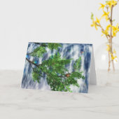 Birdsnest Herfst Kaart (Gele Bloem)