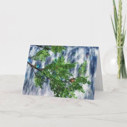 Birdsnest Herfst Kaart (Voorkant)