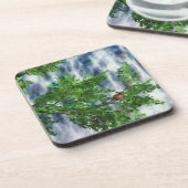 Birdsnest Herfsten Cork Onderzetters (Linkerzijde)