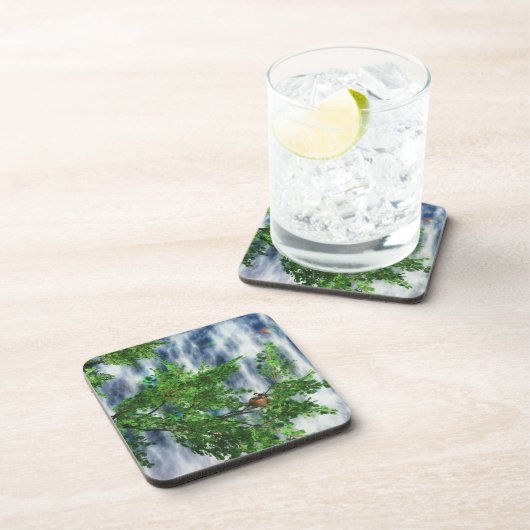 Birdsnest Herfsten Cork Onderzetters (Rechterzijde)