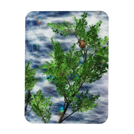 Birdsnest Herfsten Flexible Magnet Magneet (Verticaal)