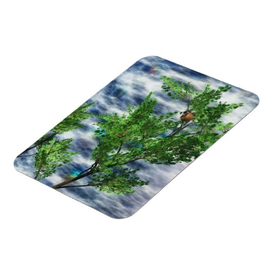 Birdsnest Herfsten Flexible Magnet Magneet (Linkerzijde)