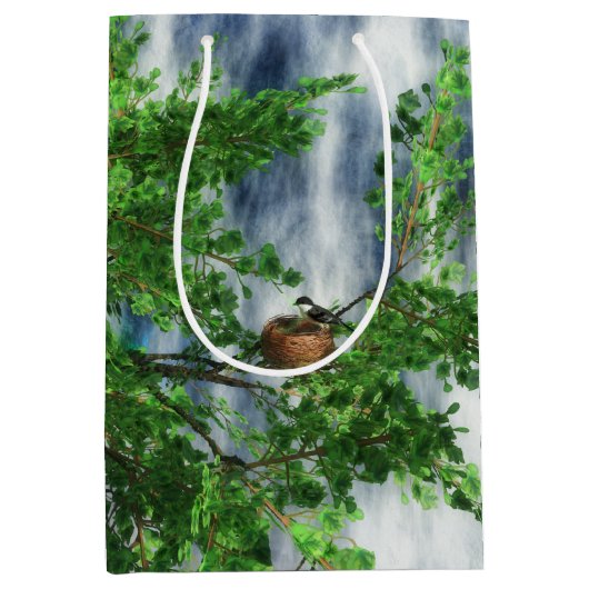 Birdsnest Herfsten Gift Bag Medium Cadeauzakje (Voorkant)