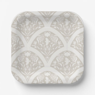 Birdsong Garden in Cream Papieren Bordje