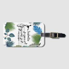 Birdsong Toucan toetreden vogelgezang aanpasbaar Bagagelabel