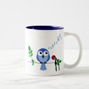 Birdsong Tweekleurige Koffiemok