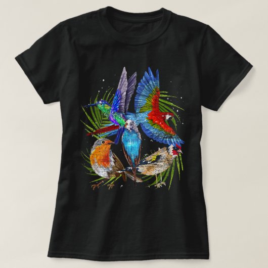 Birdwatch Animal Bird Watcher Tropical Bird T-shirt (Design voorkant)