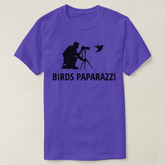 Birdwatch Bird Paparazzi Foto 1 T-shirt (Design voorkant)
