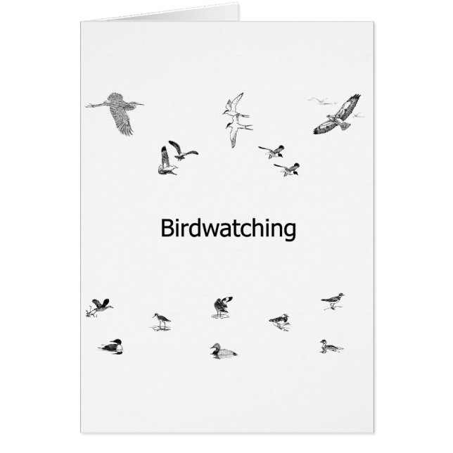 Birdwatch Line Art (Voorkant)
