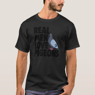 Birdwatch Vogelduif Eigenaar Echte Mannen Liefde P T-shirt