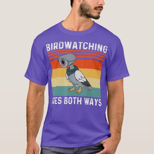 Birdwatch volgt beide manieren waarop vogels onroe t-shirt (Voorkant)