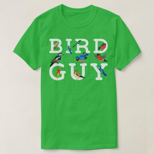 Birdwatcher Birdwatch, ornitholoog T-shirt (Design voorkant)