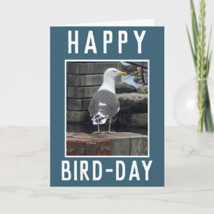 Birdwatcher of Birding Enthusiast Birthday Card Kaart