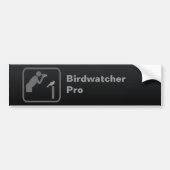Birdwatcher Pro Bumpersticker (Voorkant)