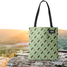 Birdwatchers - Ornitholoog & Vogel - eigen initial Tote Bag