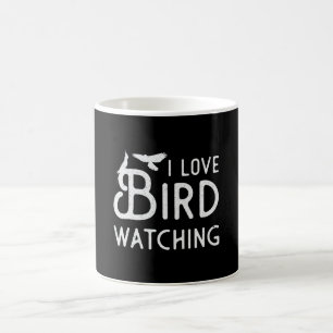 Birdwatching Ik hou van vogels kijken Vogel Watche Koffiemok