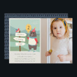 Birdy Beer Mijlsteen Elke leeftijd Foto van Birthd Bedankkaart<br><div class="desc">Als u nog meer aanpassingen nodig hebt,  kunt u mij op yellowfebstudio@gmail.com vrij klikken.</div>