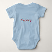 birdy boy romper (Achterkant)