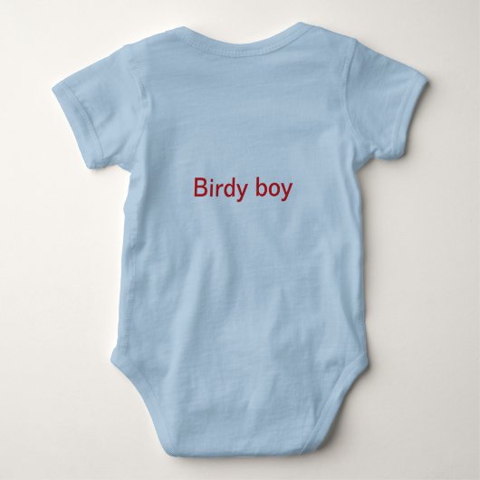 birdy boy romper (Achterkant)
