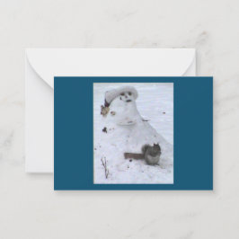 Birdy & de Eekhoorn Notitiekaartje