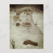 Birdy de Sneeuwman Briefkaart (Voorkant)