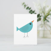 Birdy Feestdagenkaart (Staand voorkant)