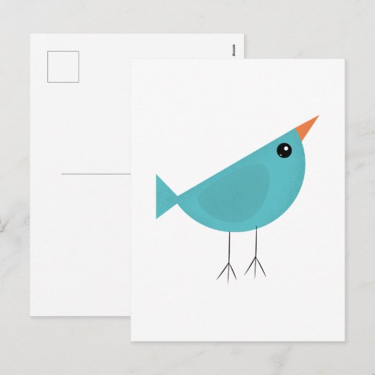 Birdy Feestdagenkaart (Voorkant / Achterkant)