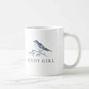 Birdy Meisje Vogelliefhebber Koffie Mok