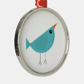 Birdy Metalen Ornament (Rechts)