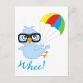 Birdy Parachute Briefkaart (Voorkant)