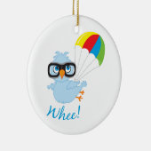 Birdy Parachute Keramisch Ornament (Rechts)