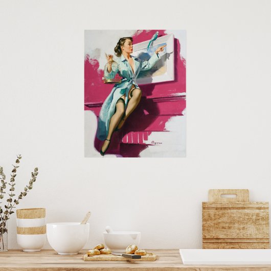 Birdy Pin Up Poster (Keuken)