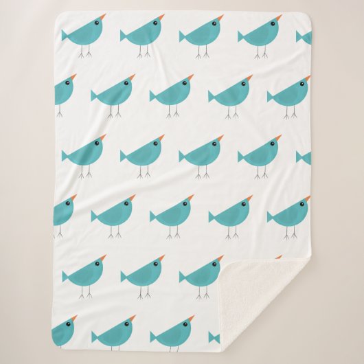 Birdy Sherpa Deken (Voorkant)