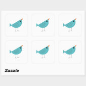 Birdy Vierkante Sticker (Vel)