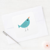 Birdy Vierkante Sticker (Envelop)