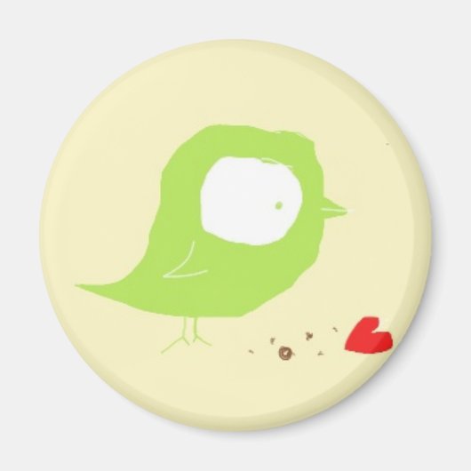 Birdy vond liefde magneet (Voorkant)