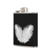 Birdy white veren heupfles (Links)